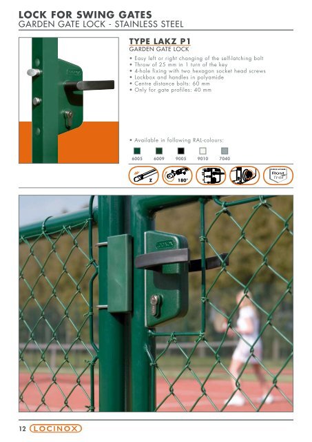 lock for swing gates