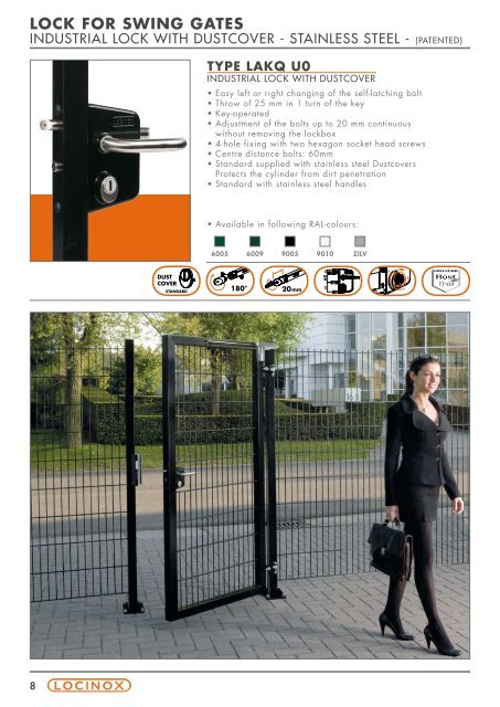 lock for swing gates