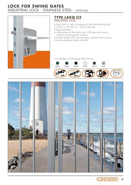 lock for swing gates