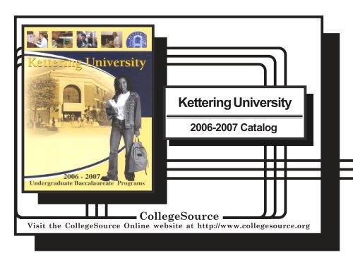 2006-2007 Undergraduate Catalog - Kettering University