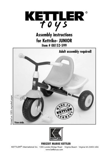 kettler pedal car manual