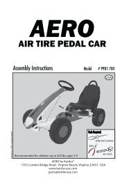 AIR TIRE PEDAL CAR - Kettler canada