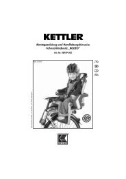 Assembly Instructions For Kettcar â€žKABRIOâ€œ - Kettler canada