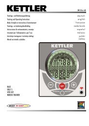 Computer Manual - Kettler USA