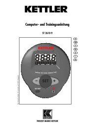 Computer Manual - Kettler canada