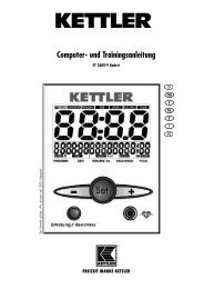 Computer Manual - Kettler USA