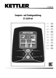 Computer Manual - Kettler USA