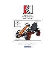 Assembly Manual - Kettler canada