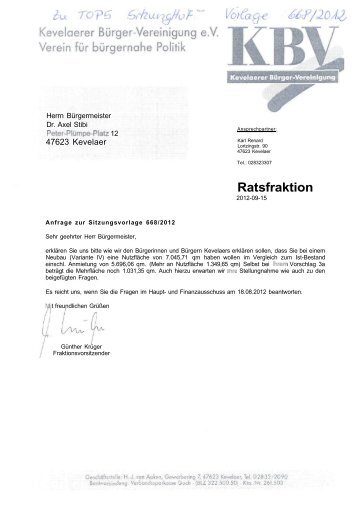 2012-09-15 KBV Anfrage zu 668-2012_1.pdf - Stadt Kevelaer