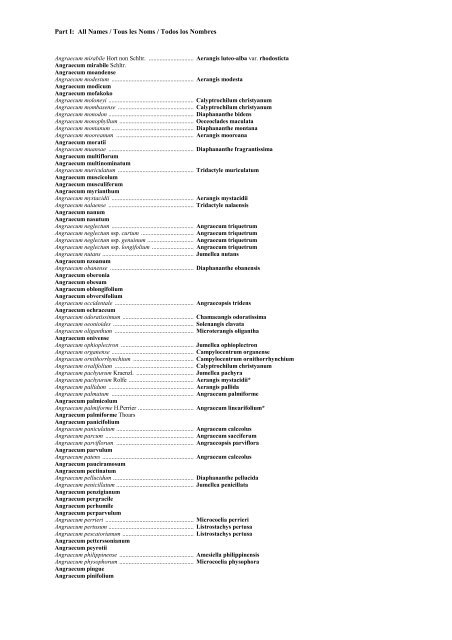 CITES Orchid Checklist Volumes 1, 2 & 3 Combined - Royal Botanic ...