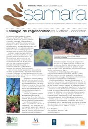 Ecologie de rÃ©gÃ©nÃ©ration en Australie Occidentale - Royal Botanic ...