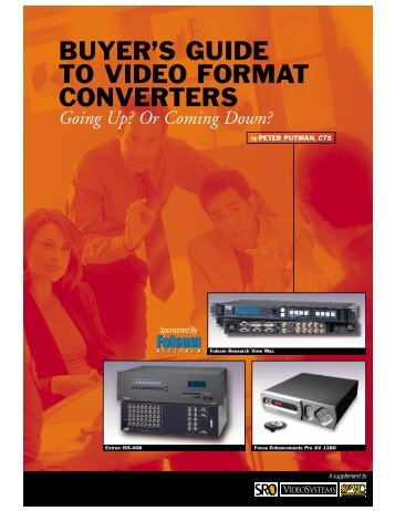 BUYER'S GUIDE TO VIDEO FORMAT CONVERTERS - Key Digital