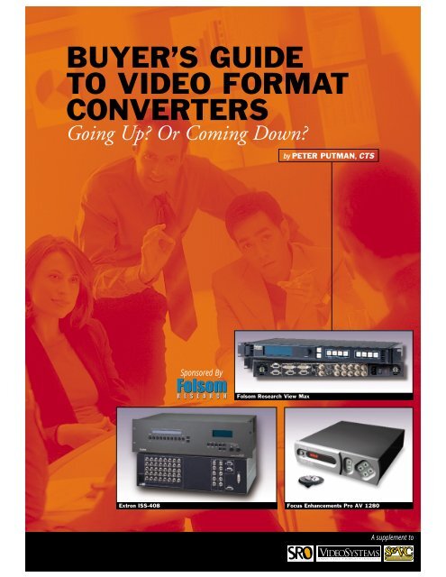 BUYER'S GUIDE TO VIDEO FORMAT CONVERTERS - Key Digital