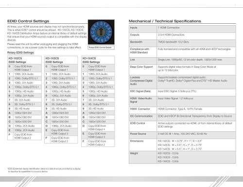 Operation Manual - Key Digital