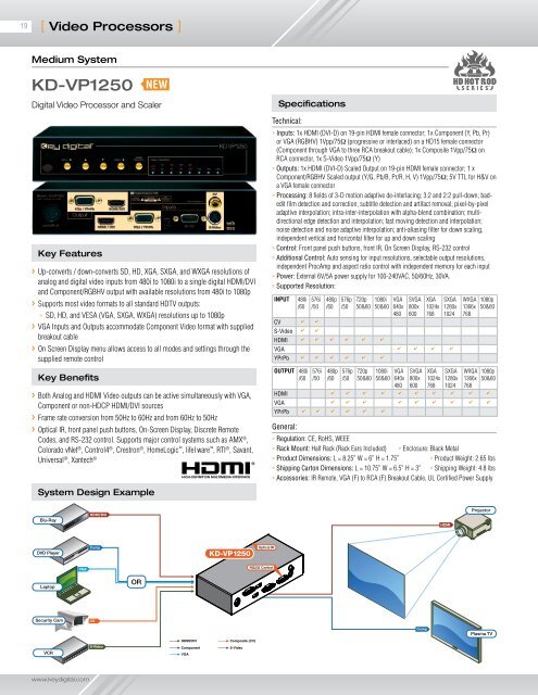 2010-2011 Product Catalog - 13 Mb - Key Digital