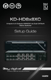 KD-HD8x8XC - Key Digital