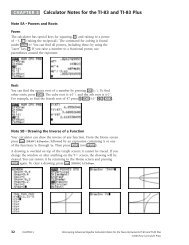 CHAPTER 5 Calculator Notes for the TI-83 and TI-83 ... - Keymath.com