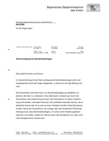 Alarmverfolgung bei Brandmeldeanlagen