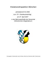 Jahresbericht 2006 - Kreisfeuerwehrverband MÃ¼nchen