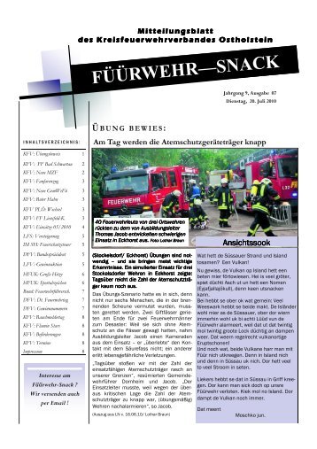 FÃÃRWEHRâSNACK - Kreisfeuerwehrverband Ostholstein