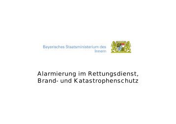 Alarmierungsbekanntmachung - KFV Regensburg