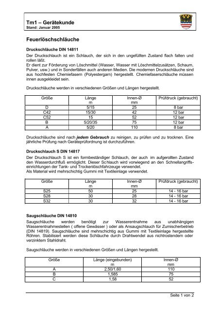 Formbeständiger Gummischlauch