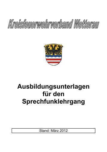 Sprechfunk - KFV-Wetterau