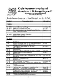 Ablaufplan Brandschutzerzieherseminar (169 KB) - KFV Wunsiedel