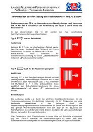 Informationen zur Verwendung von Wandhydranten