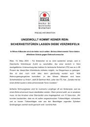 Ungewollt kommt keiner rein - KfV