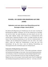 Presseaussendung: Pickerl: KfV gegen Verlängerung auf drei Jahre!