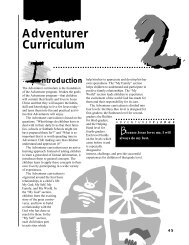 Adventurer Curriculum - KFW Adventurers