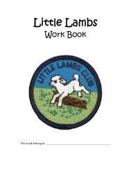 Little Lambs - KFW Adventurers