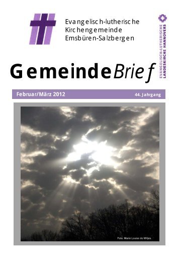 Februar/MÃ¤rz 2012 - Evangelisch-lutherische Kirchengemeinde ...