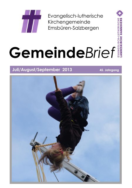 Juli/August/September 2013 - Evangelisch-lutherische ...