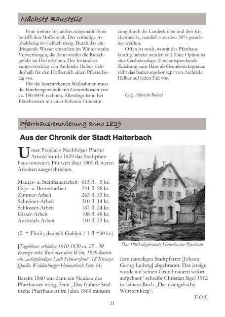 Unsere Konfirmanden 2013 - Kirchengemeinde Haiterbach