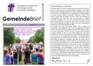 GemeindeBrief - Evangelisch-lutherische Kirchengemeinde ...