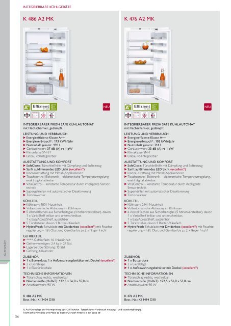 Neff Excellent Programm 2014