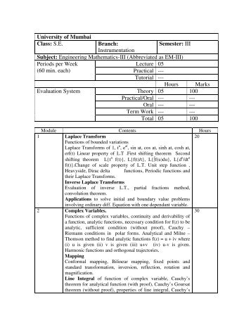 Engineering Maths - III