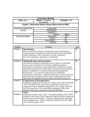 Multimedia System Design