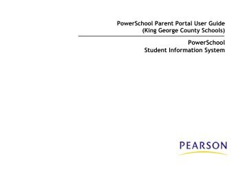 PowerSchool Student Information System - King George County ...