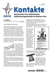 Download - Katholische GehÃ¶rlosenseelsorge im Bistum Trier