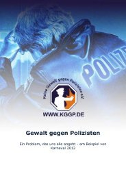 Gewalt gegen Polizisten - Ein Problem, das uns alle angeht am ...