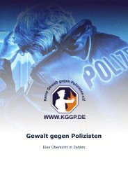 Informationsbroschüre - Keine Gewalt gegen Polizisten eV