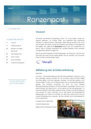 Ranzenpost 1/2011 - KGS Schneverdingen