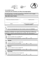 Anmeldeformular - KGS Tarmstedt