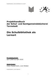 Die Schulbibliothek als Lernort - KGS Tarmstedt