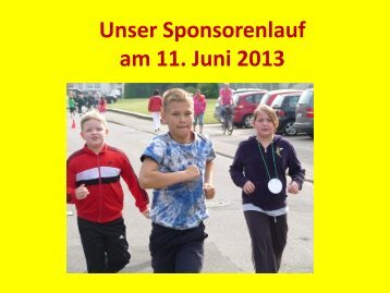 Sponsorenlauf 2013