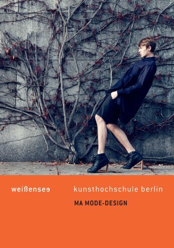 Information MA-Mode Design - Kunsthochschule Berlin-WeiÃensee