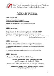 Themen der Fachforen - Übersicht von 2001 - Katholische ...